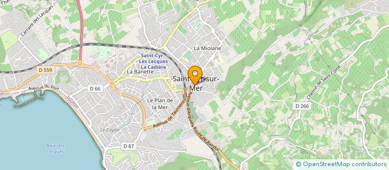 localisation de l'entreprise MATHIS CAFE à SAINT-CYR-SUR-MER