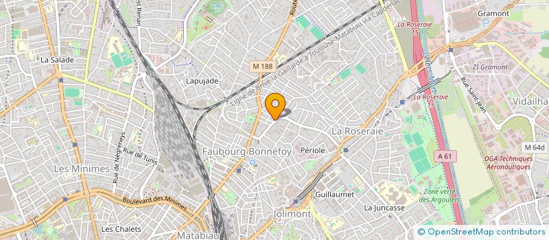 localisation de l'entreprise MATHIS ET MARINA  TOULOUSE