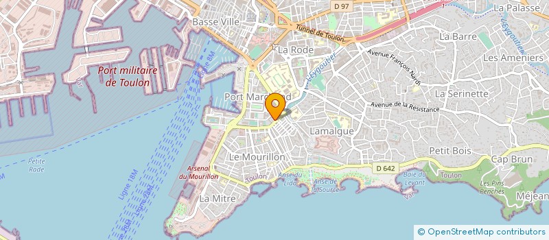 localisation de l'entreprise MATHIS GESTION IMMOBILIERE à TOULON