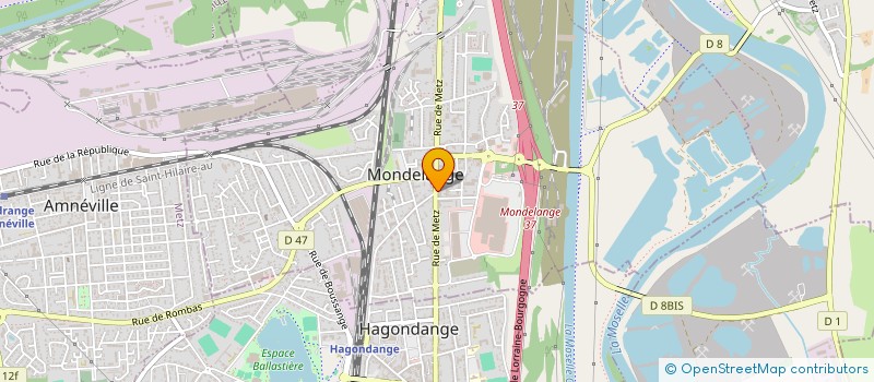 localisation de l'entreprise MATHIS IMMEUBLES SARL à MONDELANGE