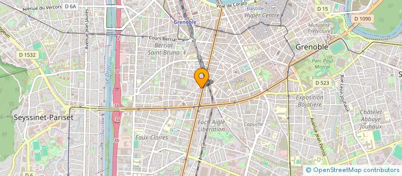 localisation de l'entreprise MATHIS PATISSERIE & CO  GRENOBLE