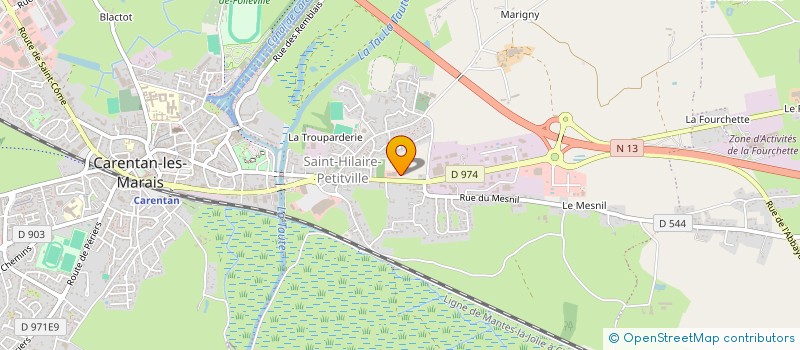 localisation de l'entreprise MATHIS PEINTURE BY NR  CARENTAN-LES-MARAIS