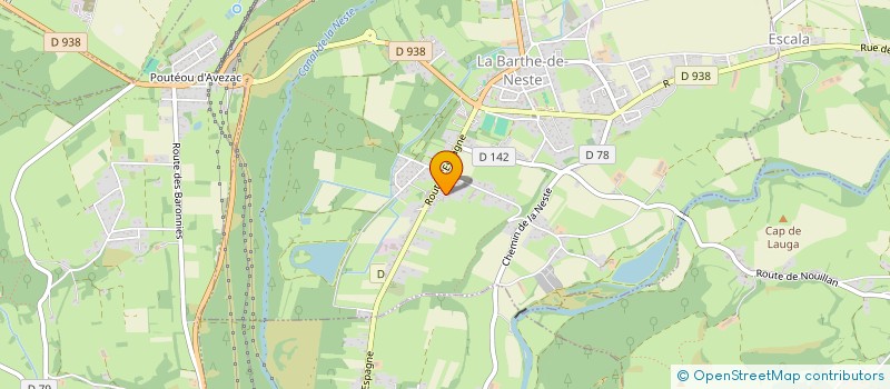 localisation de l'entreprise MATHIS65  LA BARTHE-DE-NESTE