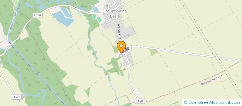 localisation de l'entreprise MATHISE  DROUPT-SAINT-BASLE