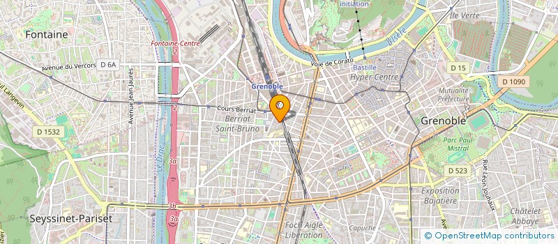 localisation de l'entreprise MATHISIS VICAT à GRENOBLE