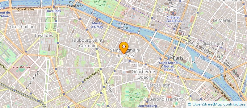 localisation de l'entreprise MATHIVAT S MATHIVAT J  PARIS