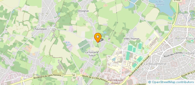 localisation de l'entreprise MATHLA  SAINT-NAZAIRE