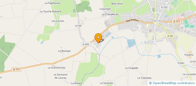 localisation de l'entreprise MATHMANDINE  PIPRIAC