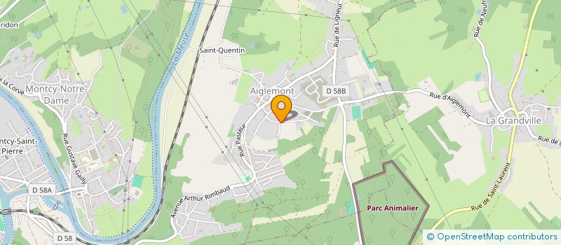 localisation de l'entreprise MATHMAR à CHARLEVILLE-MEZIERES