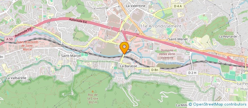 localisation de l'entreprise MATHO à MARSEILLE 11EME