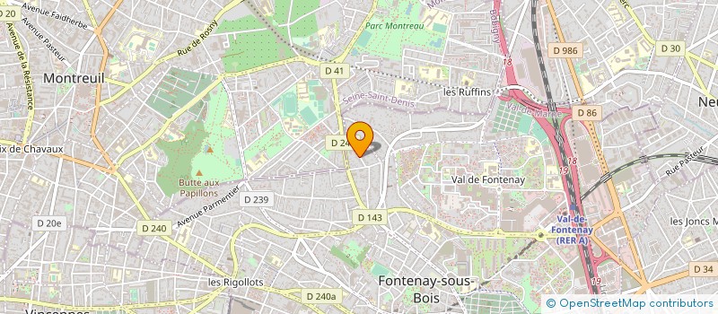 localisation de l'entreprise MATHOL à FONTENAY SOUS BOIS