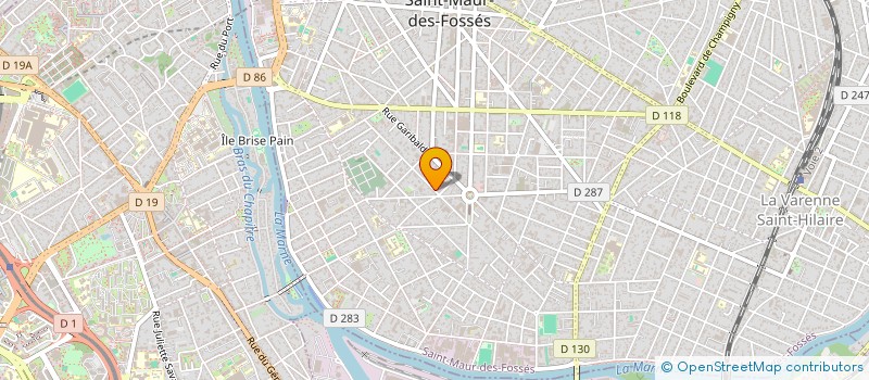 localisation de l'entreprise MATHOMA à SAINT-MAUR-DES-FOSSES