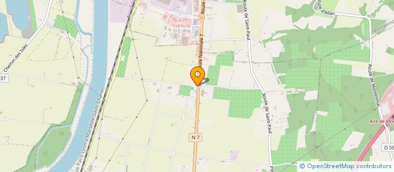 localisation de l'entreprise MATHON  CHATEAUNEUF-DU-RHONE