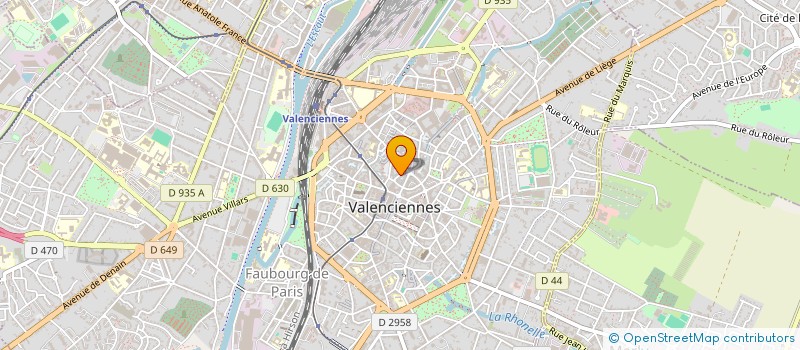 localisation de l'entreprise MATHON & RICHEZ IMMOBILIER à VALENCIENNES