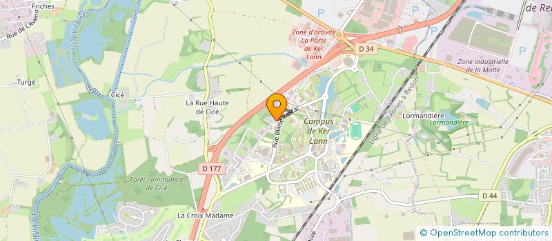 localisation de l'entreprise MATHOS ET GOMART  BRUZ