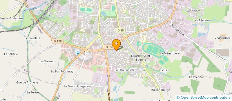 localisation de l'entreprise MATHOTHI ADS  VITRE