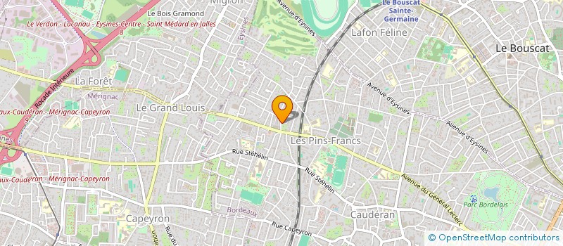 localisation de l'entreprise MATHPLUS à BORDEAUX