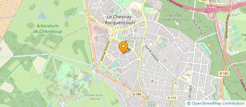 localisation de l'entreprise MATHS PLUS  LE CHESNAY-ROCQUENCOURT