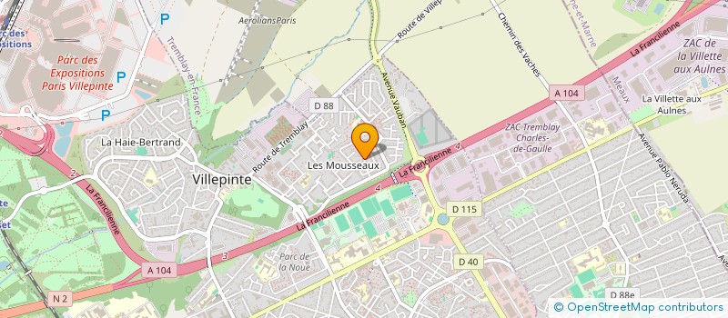 localisation de l'entreprise MATHS TONIC à VILLEPINTE