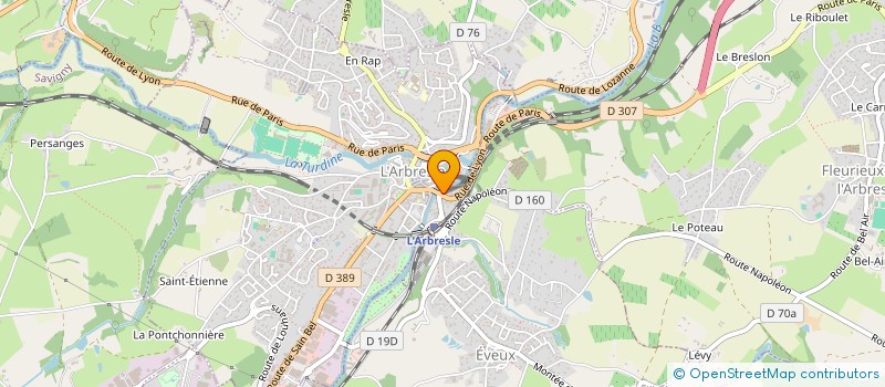 localisation de l'entreprise MATHSILO DENTAIRE  L ARBRESLE