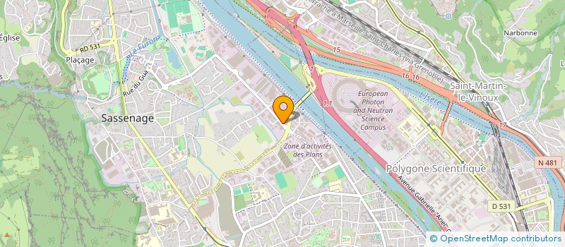 localisation de l'entreprise MATHUR  SASSENAGE