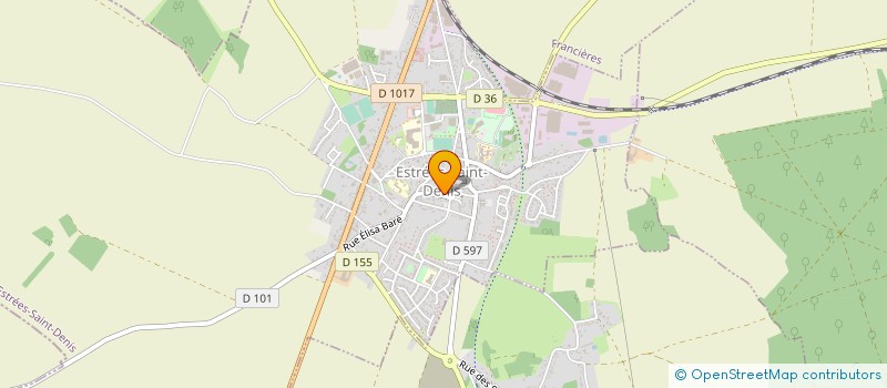 localisation de l'entreprise MATHUREL TRAITEUR à ESTREES-SAINT-DENIS