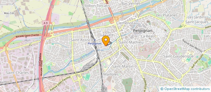 localisation de l'entreprise MATHURIN  PERPIGNAN