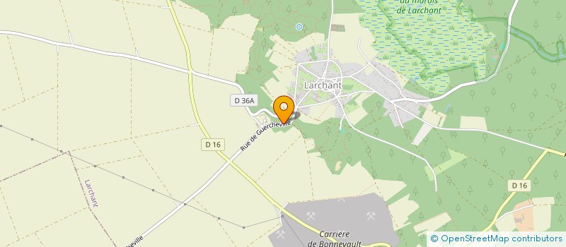 localisation de l'entreprise MATHURIN I  LARCHANT