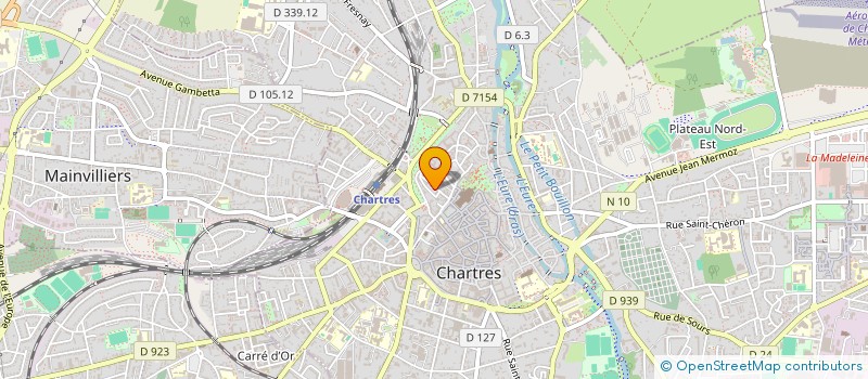 localisation de l'entreprise MATHURIN REGNIER à CHARTRES