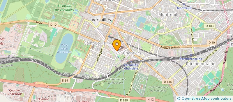 localisation de l'entreprise MATHUSALEM YVELINES à VERSAILLES