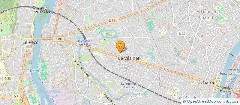 localisation de l'entreprise MATHUVAGUE  LE VESINET