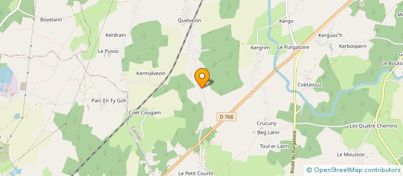 localisation de l'entreprise MATHYCE KERVIGNAC  CARNAC