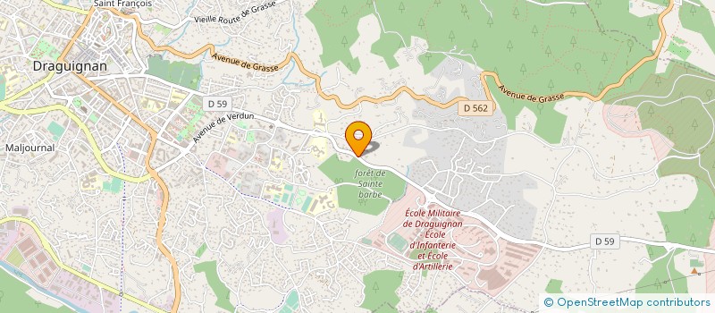 localisation de l'entreprise MATHYS  DRAGUIGNAN