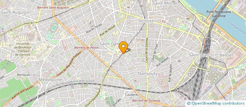 localisation de l'entreprise MATHYS SARL à BORDEAUX