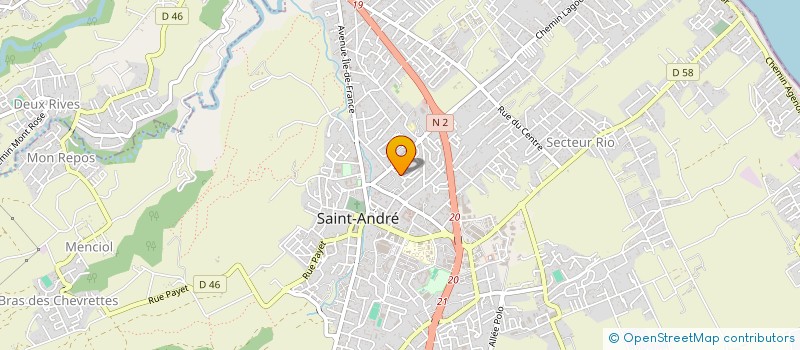 localisation de l'entreprise MATI  SAINT-ANDRE