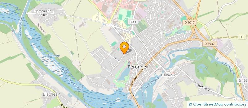 localisation de l'entreprise MATI BAT  PERONNE