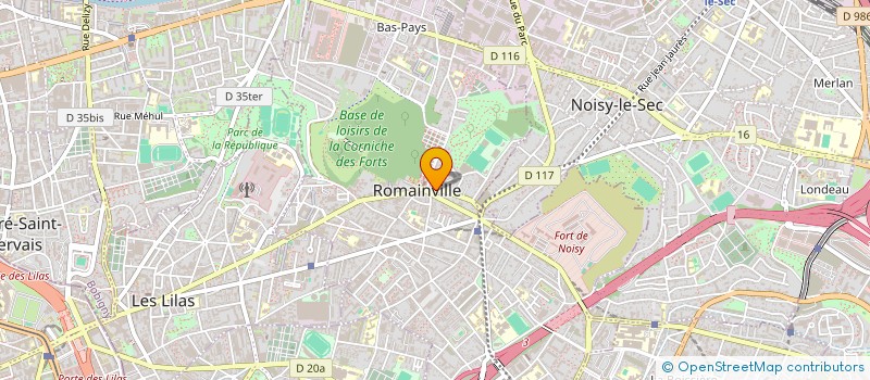 localisation de l'entreprise MATIA à ROMAINVILLE