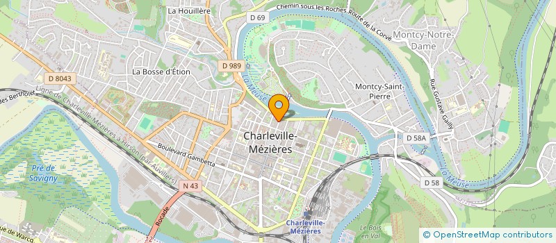 localisation de l'entreprise MATIALI  CHARLEVILLE-MEZIERES