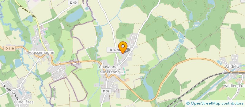 localisation de l'entreprise MATIANE  CHAVANNES-SUR-L'ETANG