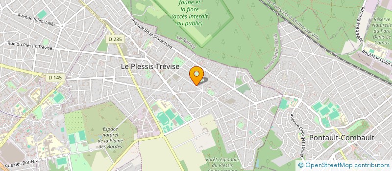 localisation de l'entreprise MATIAS INVEST  LE PLESSIS-TREVISE