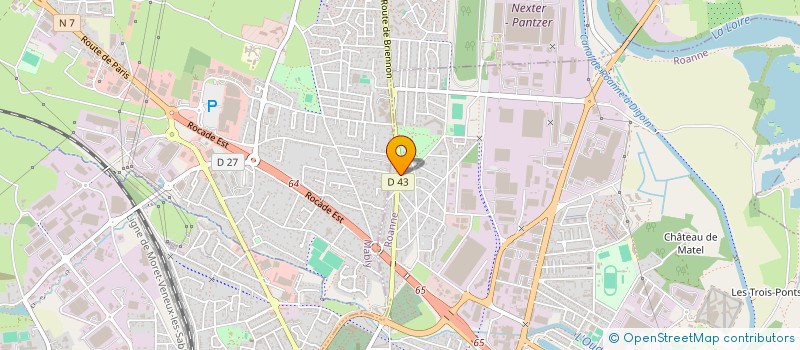 localisation de l'entreprise MATIASMA  ROANNE