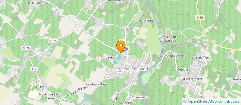 localisation de l'entreprise MATIBAC CONSULTING  CHATEAU-THEBAUD