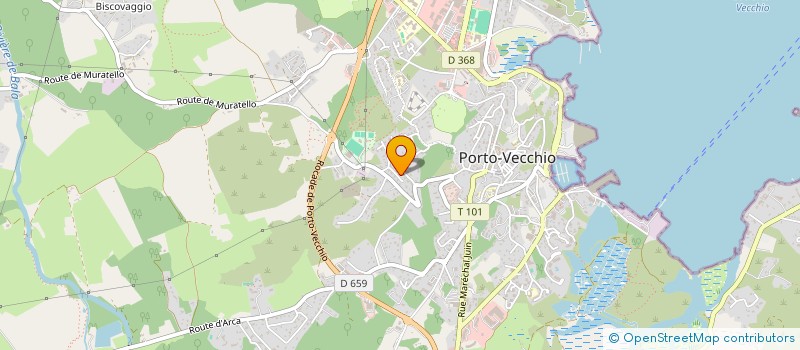 localisation de l'entreprise MATIBAT à PORTO-VECCHIO