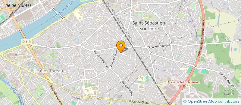 localisation de l'entreprise MATIBI  SAINT-SEBASTIEN-SUR-LOIRE