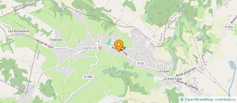 localisation de l'entreprise MATIC  VALENCIN