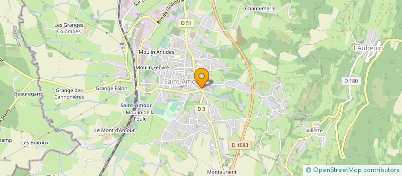 localisation de l'entreprise MATICA CONSTRUCTION à SAINT-AMOUR