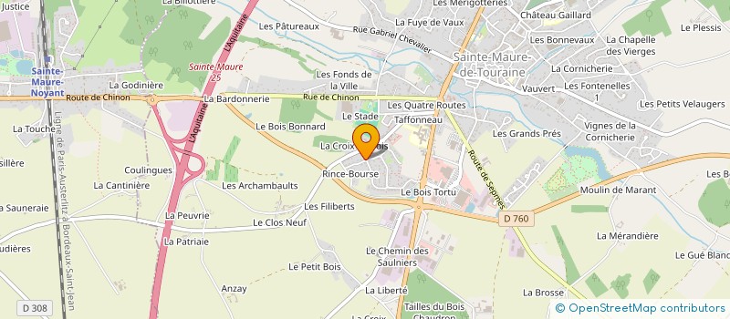 localisation de l'entreprise MATICEMA  SAINTE-MAURE-DE-TOURAINE