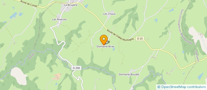 localisation de l'entreprise MATICHARD  SAINT-CHRISTOPHE-EN-BOURBONNAIS