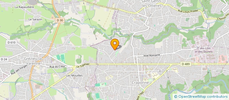 localisation de l'entreprise MATICO  CRAPONNE