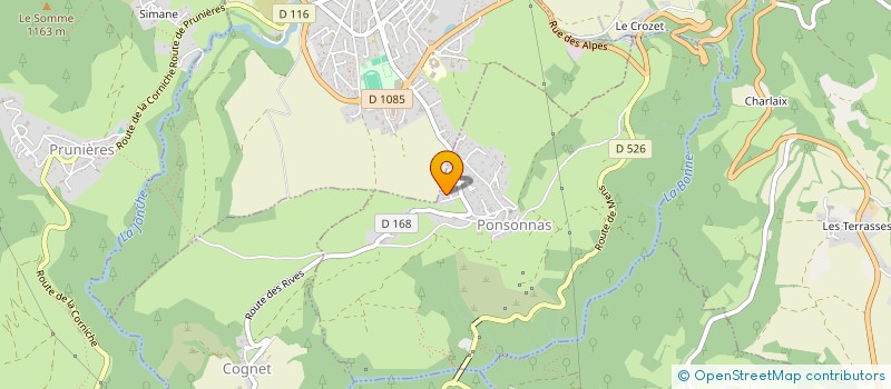 localisation de l'entreprise MATICULE  PONSONNAS